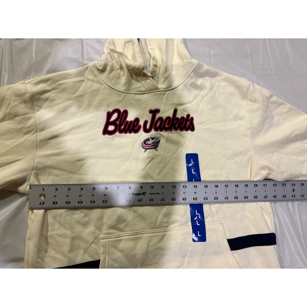 NWT Columbus Blue Jackets NHL Hockey Pullover Hoodie Sweatshirt Men's Size L - Picture 6 of 10
